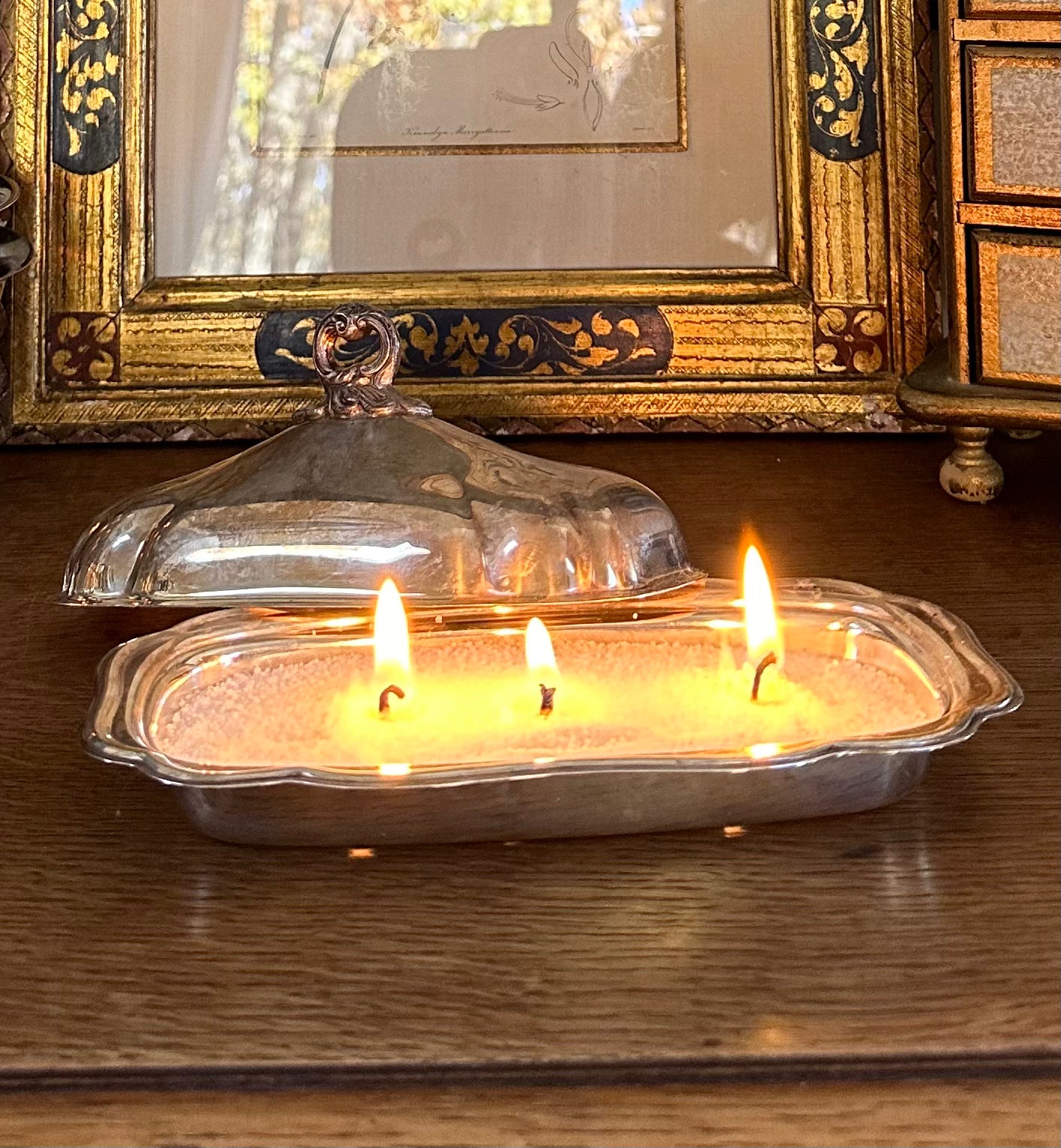 Silver Plate Butter Dish
