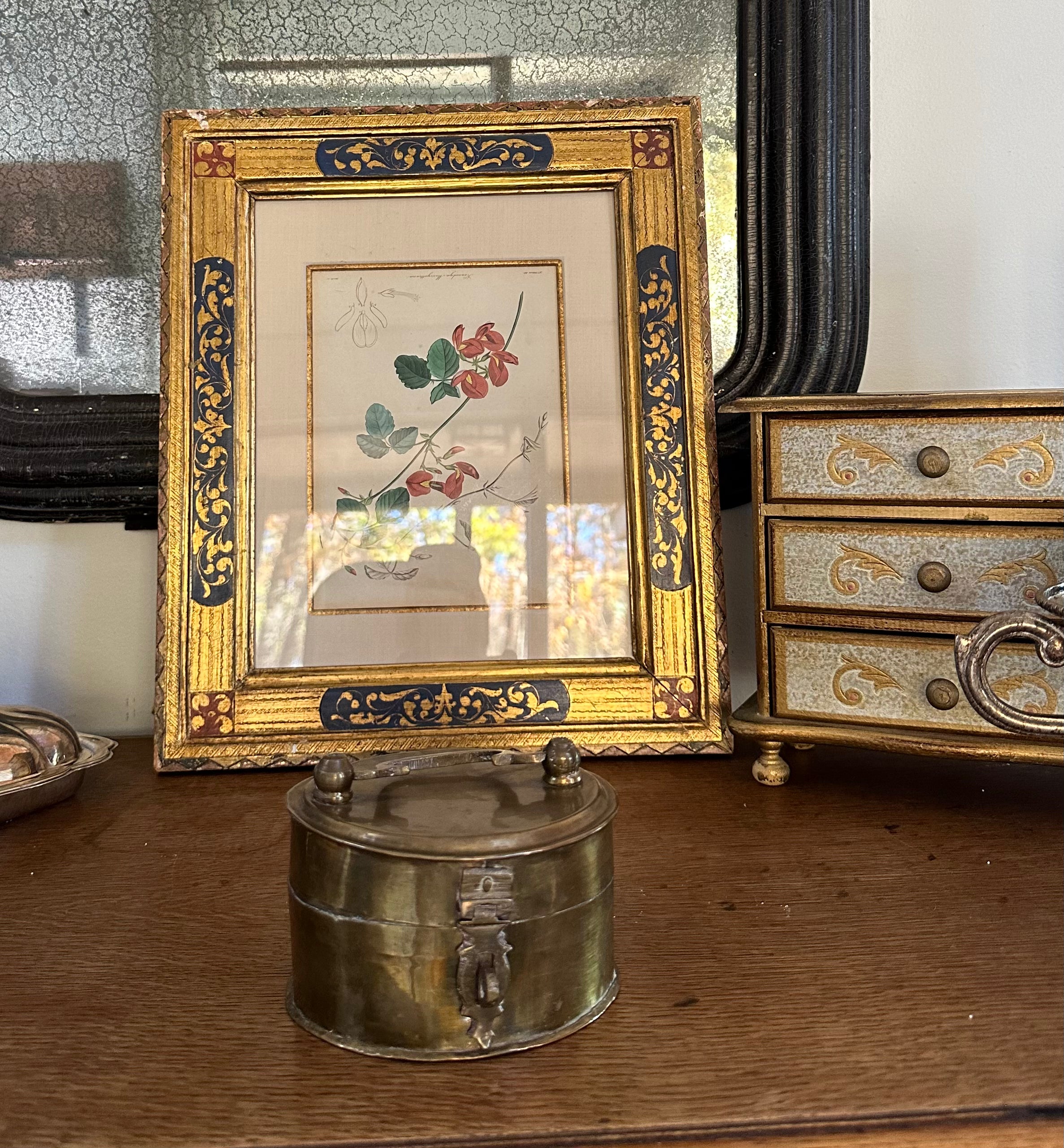 Vintage Brass Trinket Box