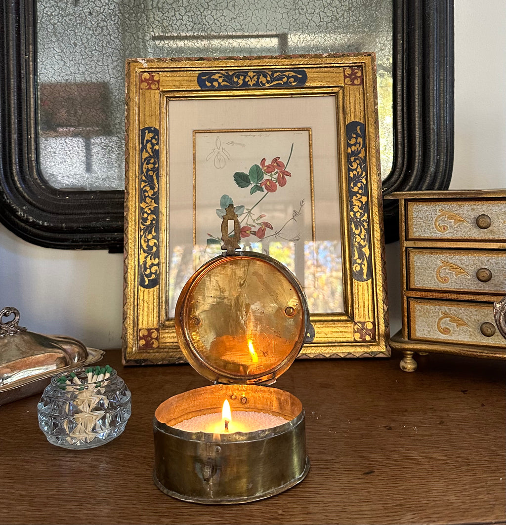 Vintage Brass Trinket Box