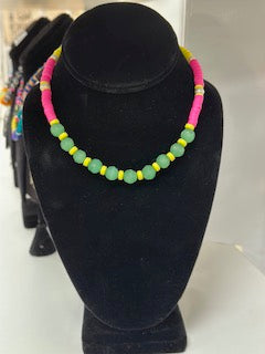 Lime Green & Pink II