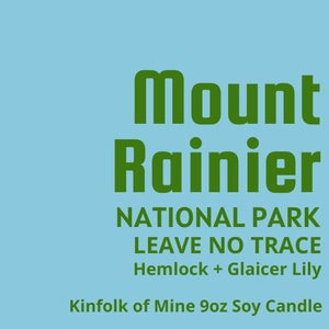 Mount Rainier Soy Candle