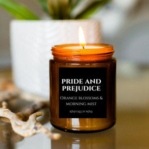 PRIDE AND PREJUDICE Book Lovers Candle